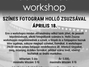 Színes fotogram Holló Zsuzsával