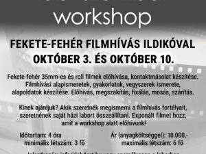 Fekete-fehér filmhívás Ildikóval