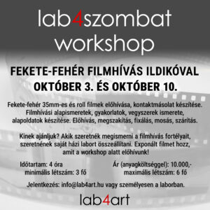 Fekete-fehér filmhívás Ildikóval