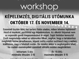 Képelemzés, digitális utómunka Zsolttal