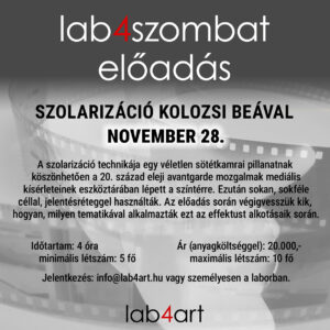 Szolarizáció Kolozsi Beával